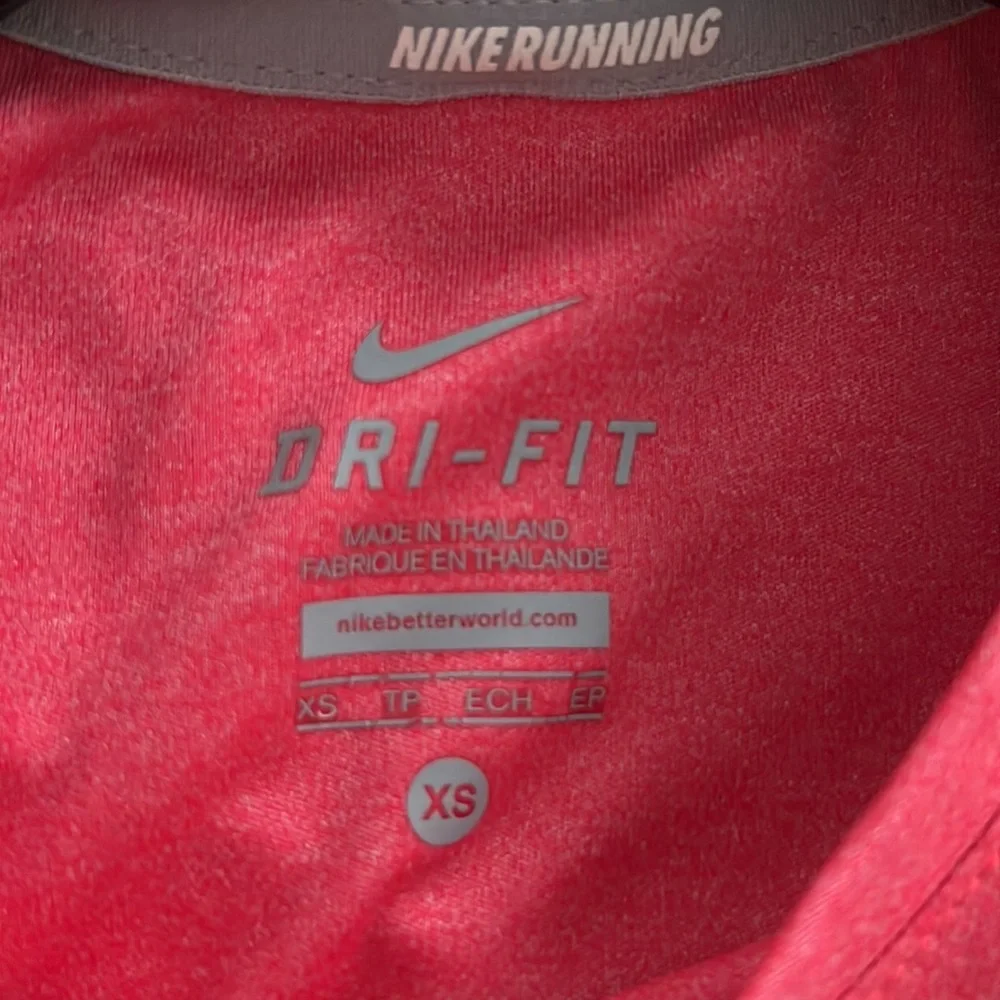 Nike Dri Fit Pink Long Sleeve Running Training Top XS